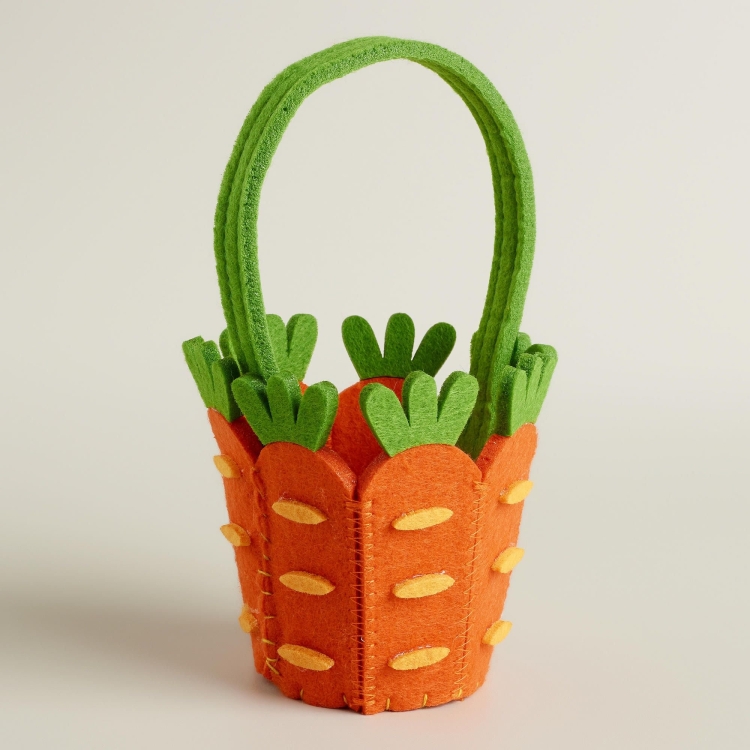 Корзина из фетра