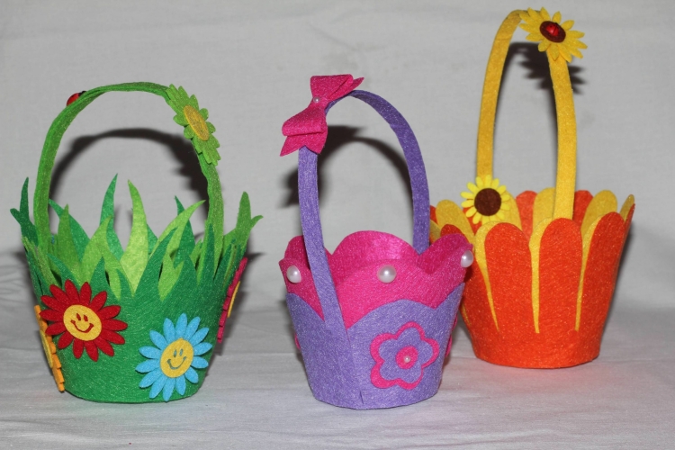 Корзинка из фетра