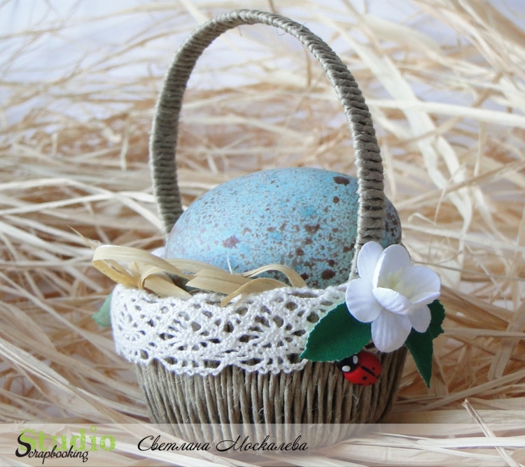 Пасхальные корзиночки своими руками