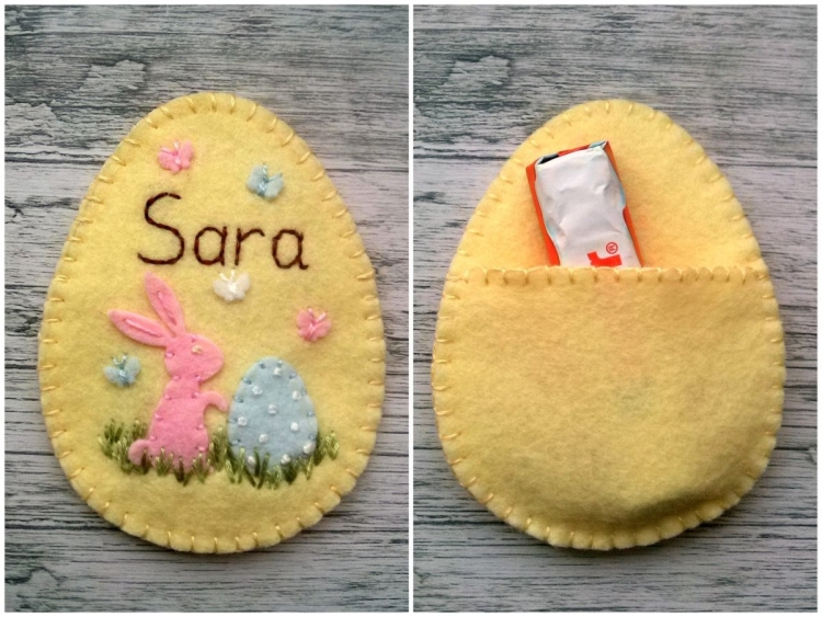 Кармашек из фетра своими руками к Пасхе