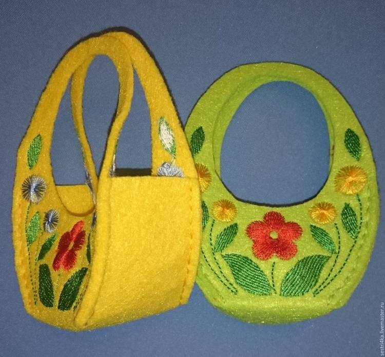 Корзинка из фетра