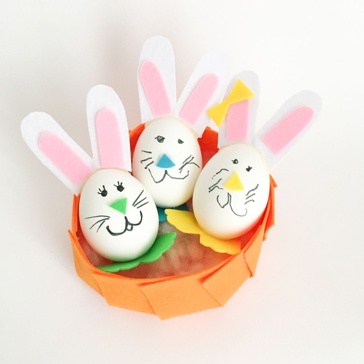Украшения для яиц зайчик