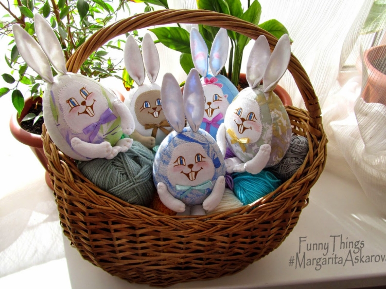 Пасхальные композиции своими руками с пасхальным кроликом