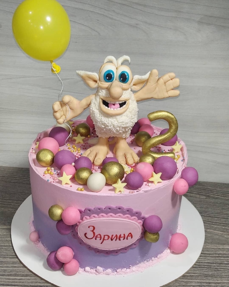 Торт Буба из мультика