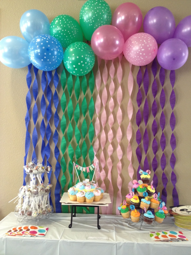 Украшение комнаты на день рождения в стиле Бубы