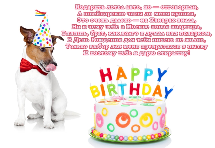 Поздравления с днём брату прикольные