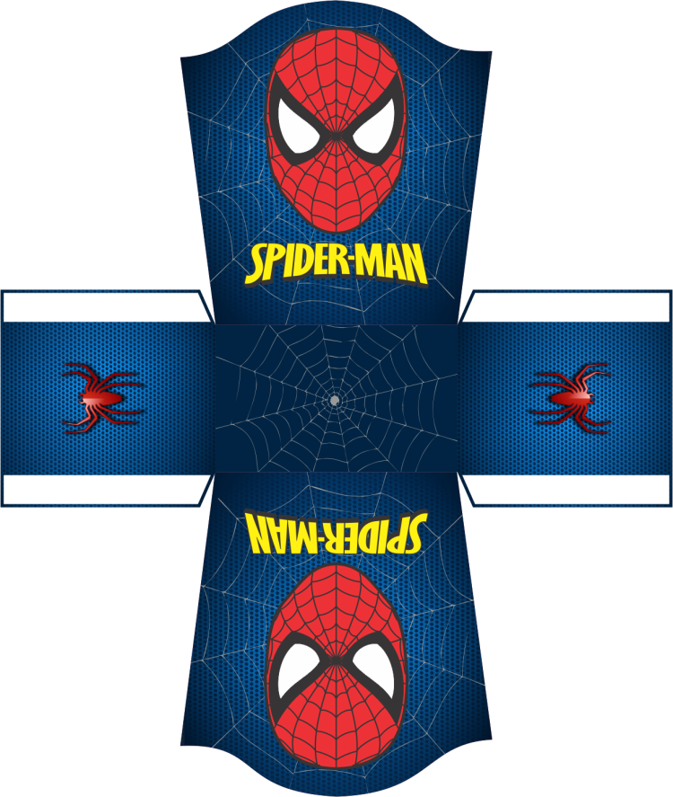 Коробочки в стиле человек паук