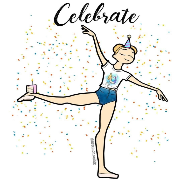 Открытка с днем рождения танцору