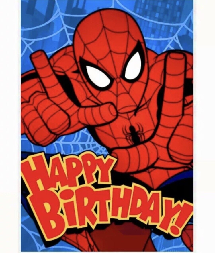Человек паук с днем рождения