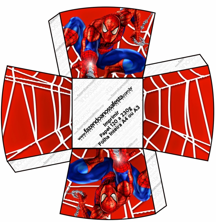 Коробочки в стиле человек паук