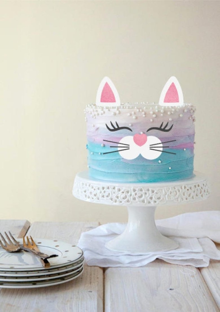 Торт в кошачьем стиле