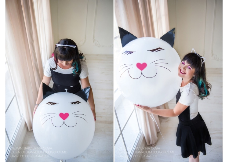 День рождения в стиле кошки для детей