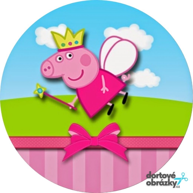 Распечатка свинки Пеппы для торта