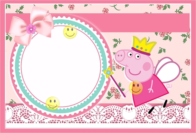 Пригласительный на день рождения Свинка Пеппа