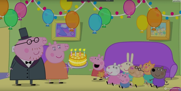 Анимированная Свинка Пеппа