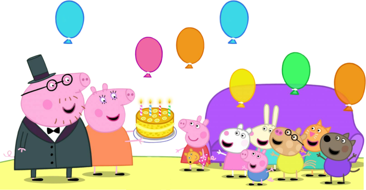 Свинка Пеппа Джордж шарики