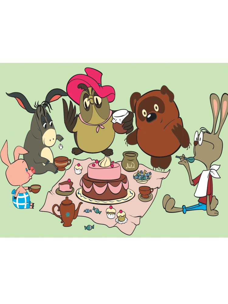 Винни пух день рождения ослика ИА