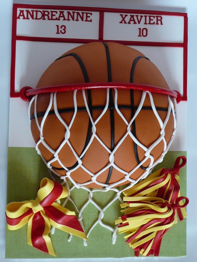 Баскетбольный мяч с днем рождения