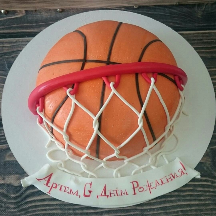 Баскетбольный мяч из мастики