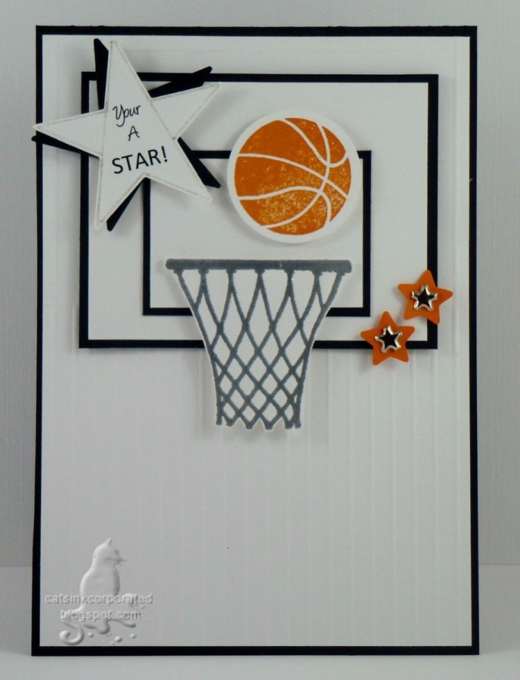 Открытка баскетболисту