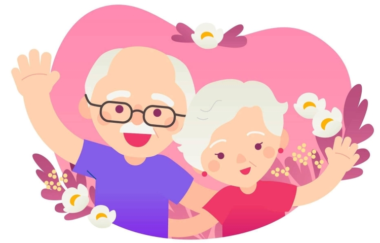 Бабушка и дедушка