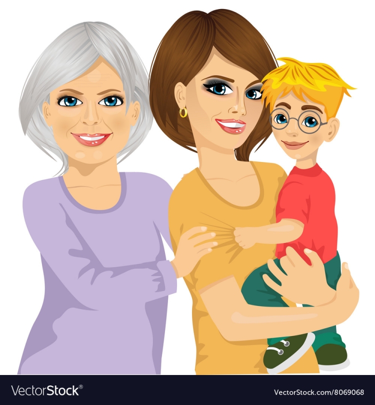 Мама бабушка и я