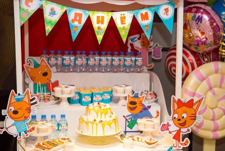 Кенди бар в стиле три кота