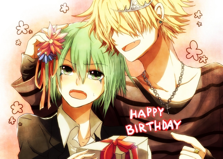 С днем рождения в стиле аниме