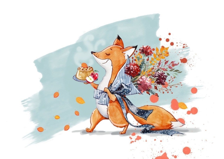 С днем рождения лиса