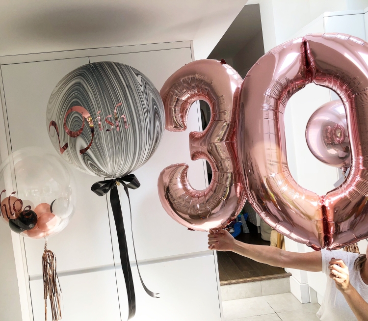 Шары на день рождения девушке 30
