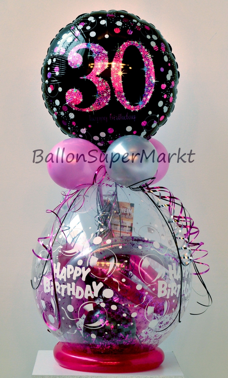 Шар сюрприз из воздушных