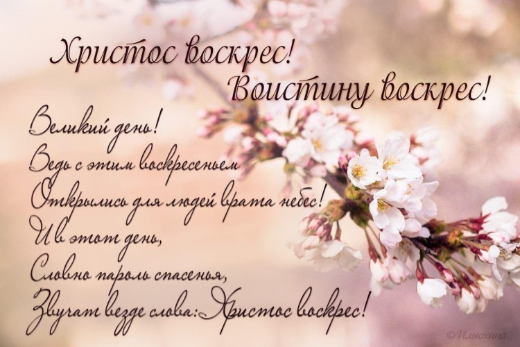 Христос воскрес воистину