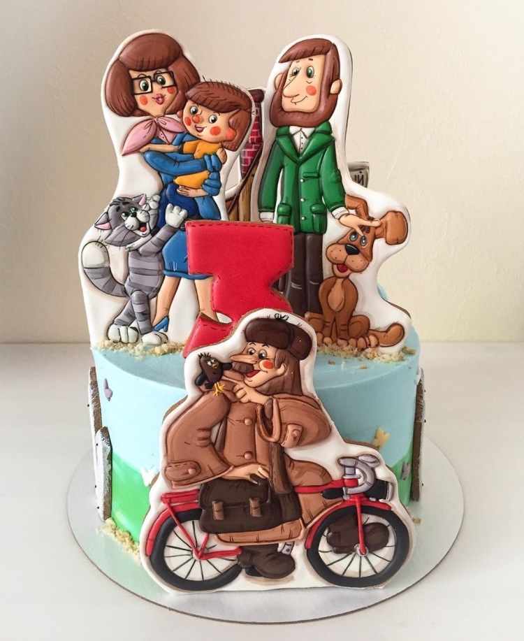 Торт трое из Простоквашино