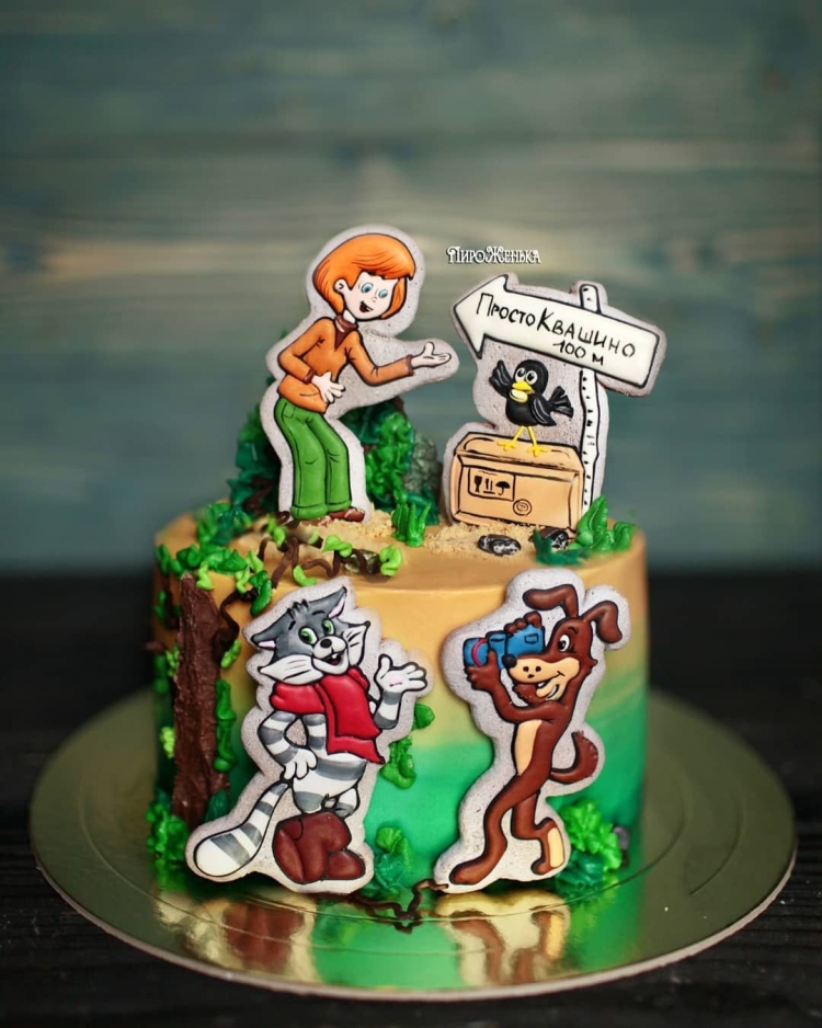Торт в стиле Простоквашино
