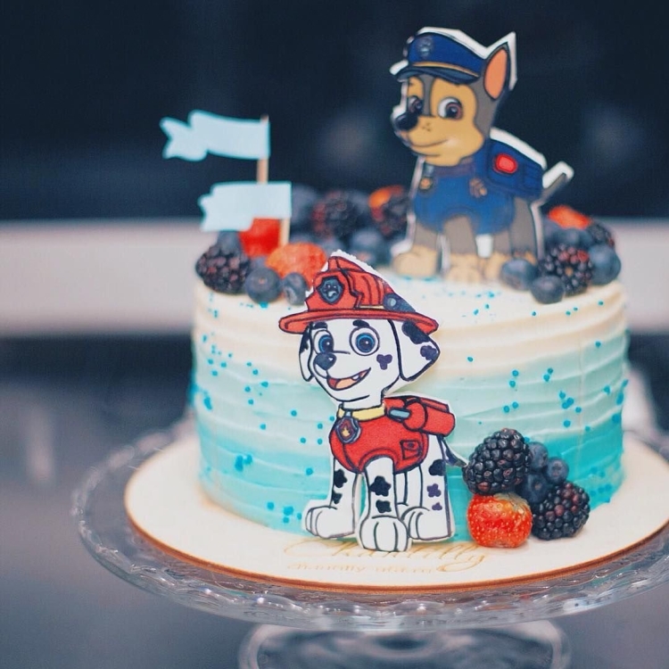 Торт Щенячий патруль для мальчика 4