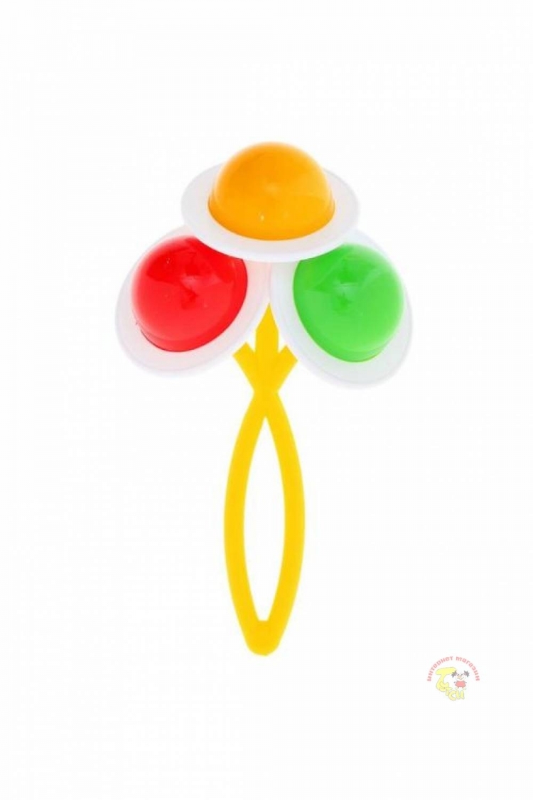 Прорезыватель-погремушка Stellar букетик