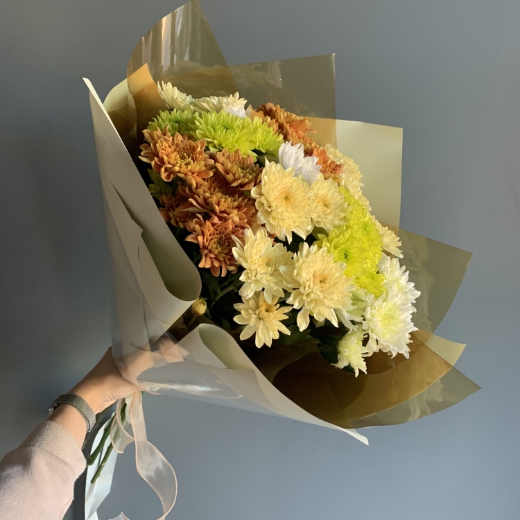 Букет из мини хризантем