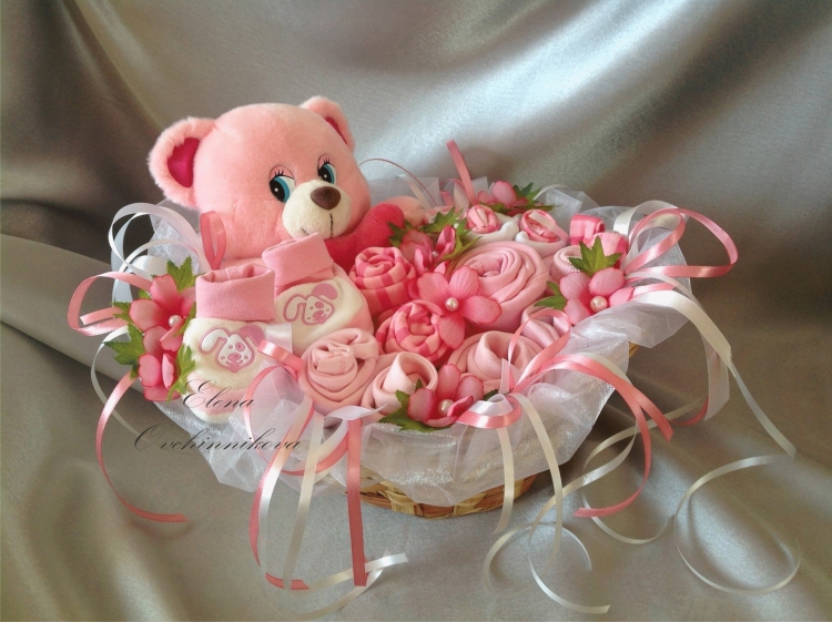 Букетик для новорожденной девочки
