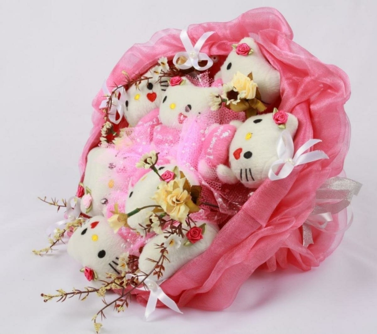 Букет из мягких игрушек