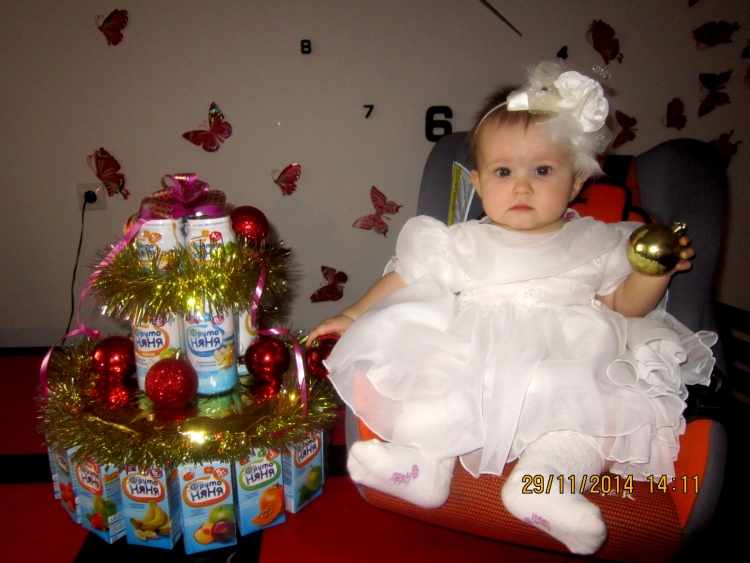 Букет для ребенка на годик девочке