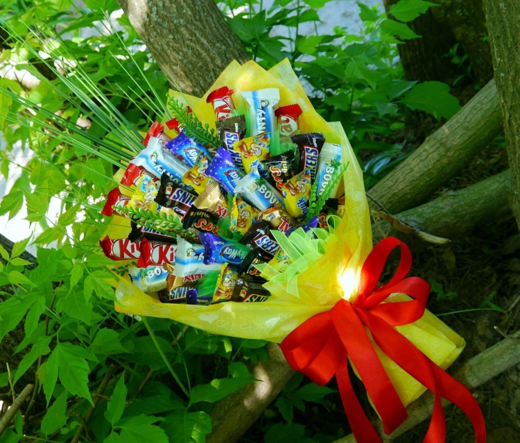 Букет из сладостей