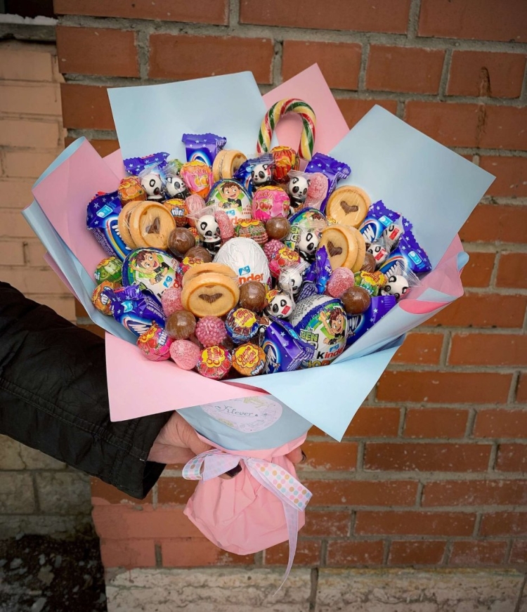 Букет из конфет тими