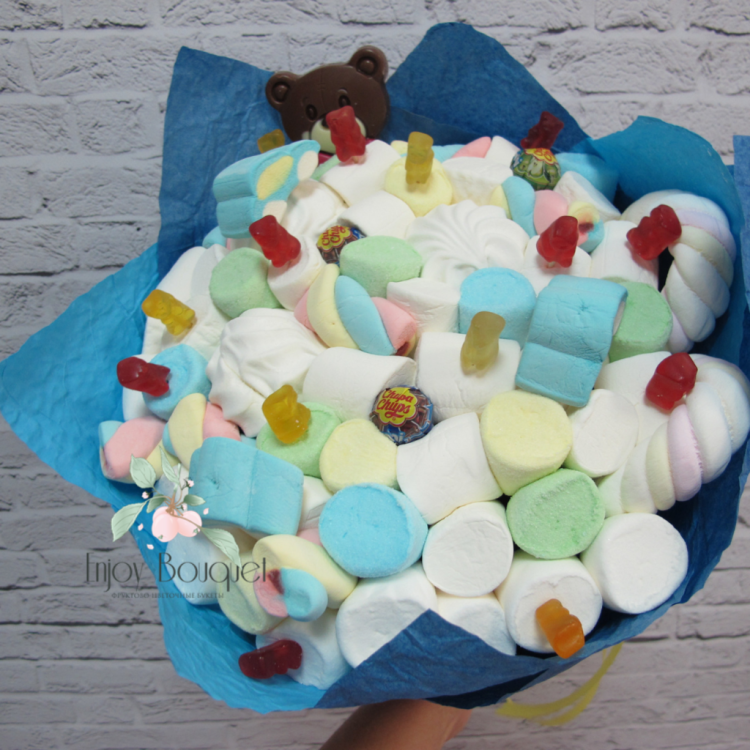 Необычные букеты для мальчиков