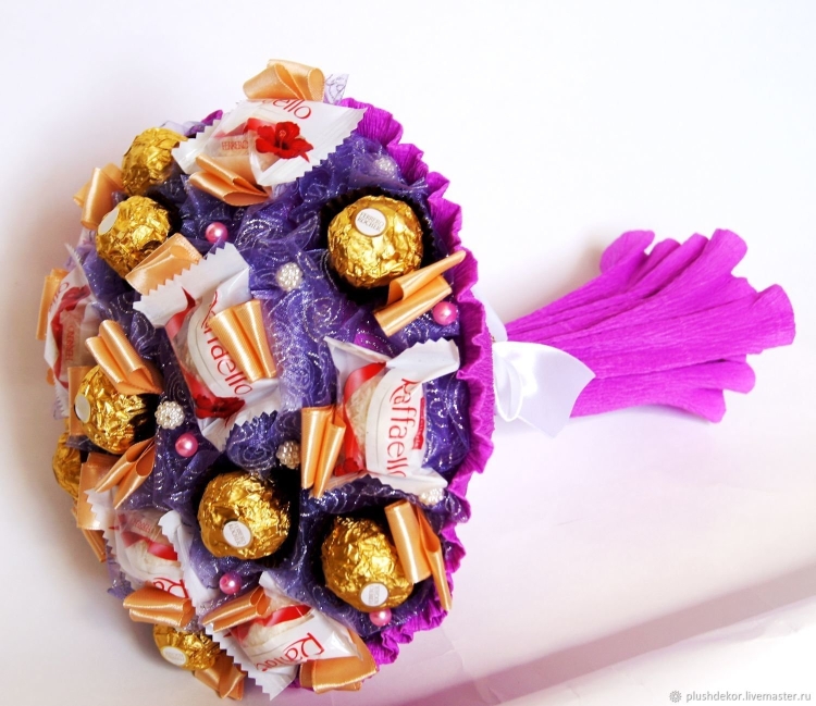 Сладкий букет для девочки