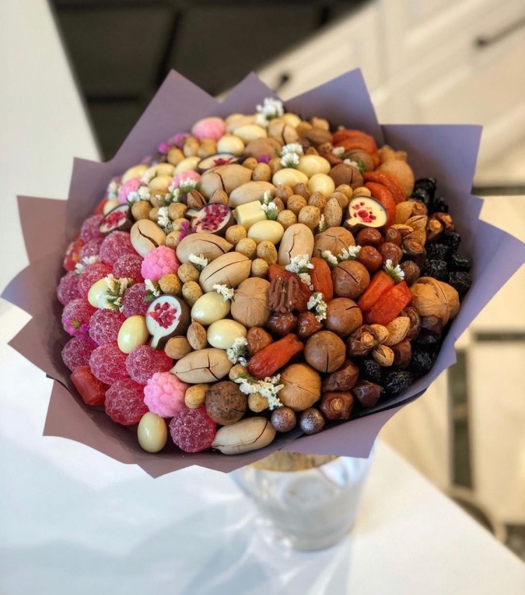 Фруктово шоколадный букет