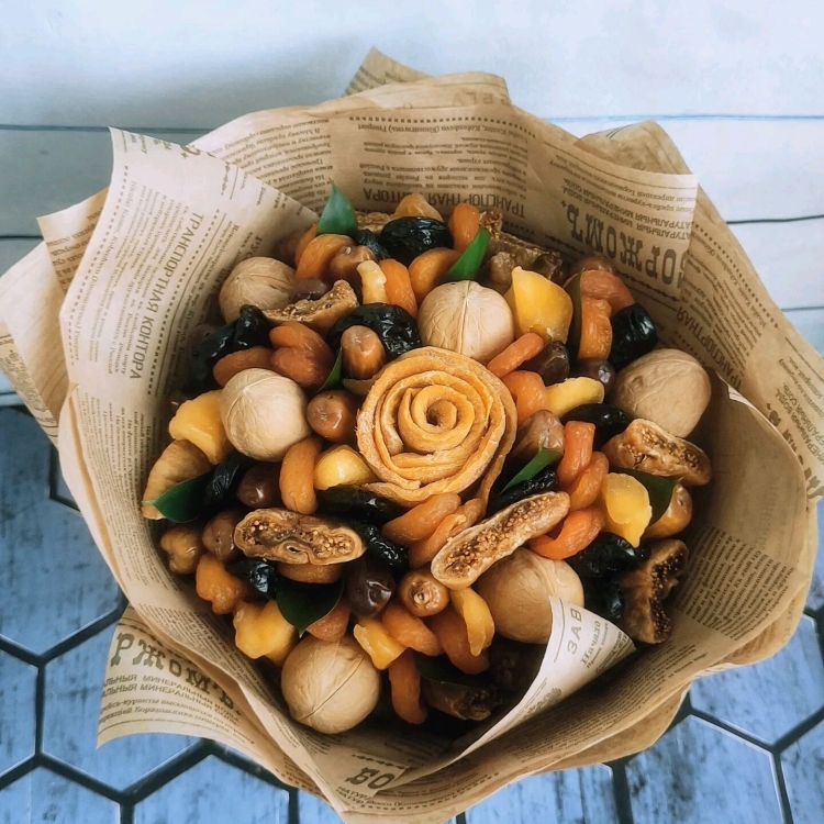 Букеты из сухофруктов на 1 сентября для учителя