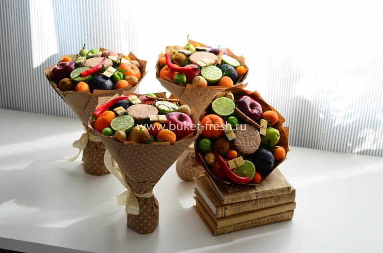 Съедобный букет воспитателю