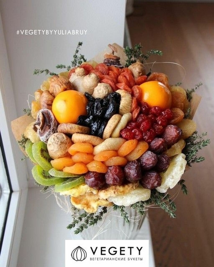 Фруктовые букеты своими руками из сухофруктов