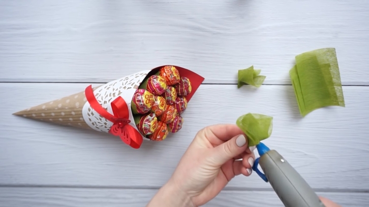 Букет из Чупа чупсов мастер класс