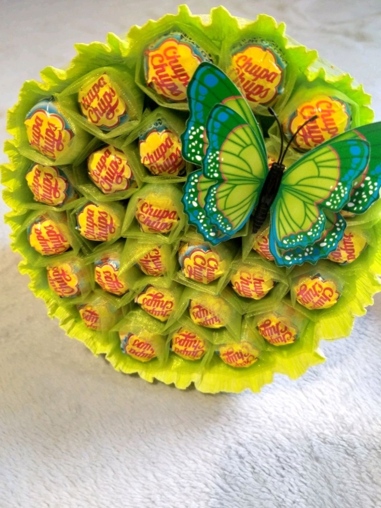 Букет из Чупа чупсов